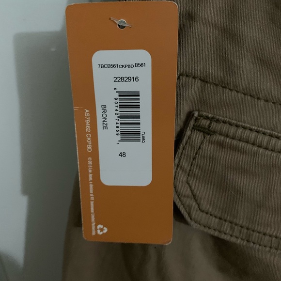 Lee dungaree cargo shorts brown/bronze - Picture 2 of 3